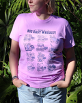 Krewe of Big Easy Whiskey T-Shirt Neon Violet